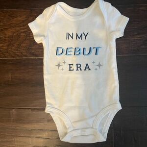Taylor Swift Baby Onesie - "In My Debut Era" 3M